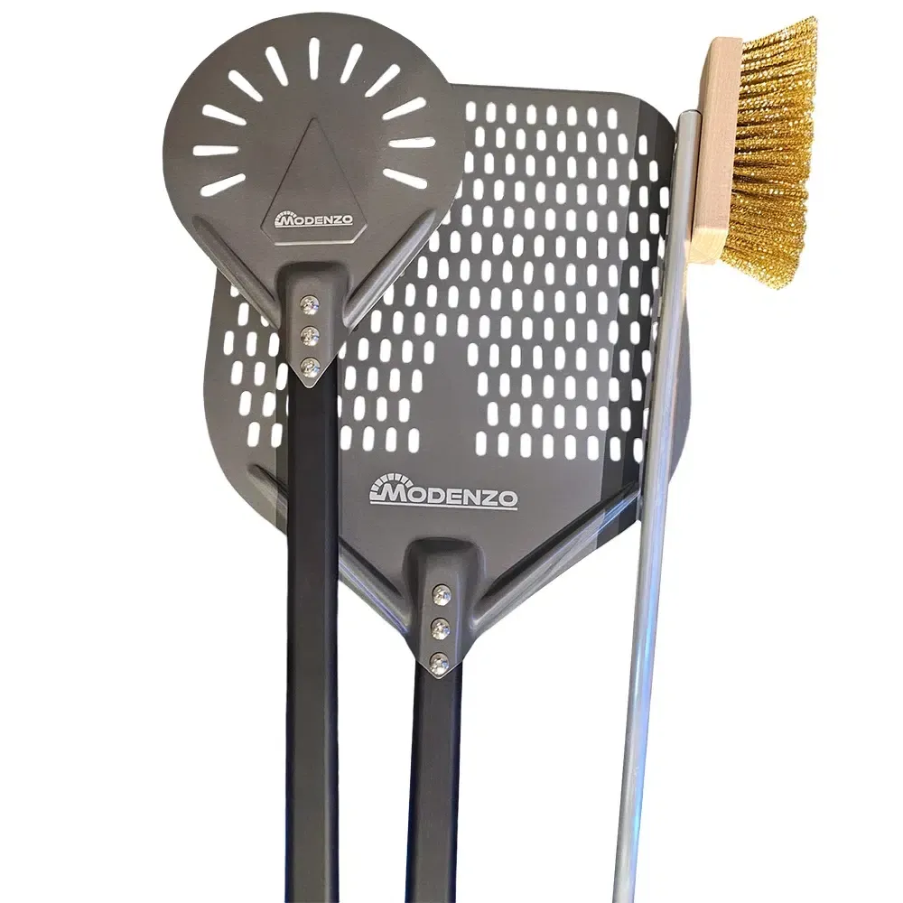 Modenzo Pizzaspadesett 30 cm / 120 cm skaft